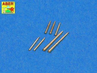 1:35 Set of 7 barrels tips for Soviet Degtijarew DT and DP machine guns