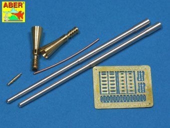 1:35 Set of 5,5cm Rheinmetall Geraet 58 barrels for German E-50 Flakpanzer