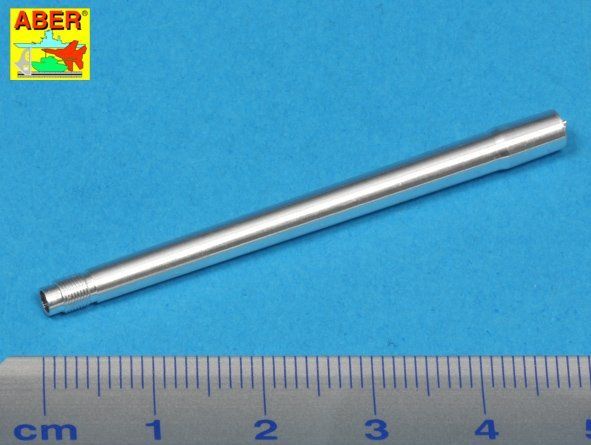 1:35 German early 75 mm Pak39 L/48 barrel for Hetzer without muzzle brake