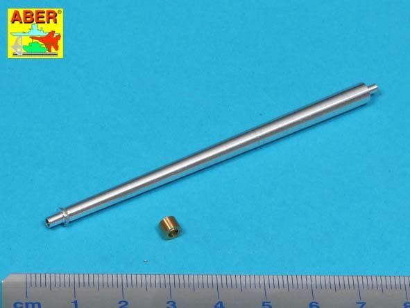 1:35 U.S 76 mm M1A2 barrel with thread protector for Sherman M4 series tanks with M62 mount