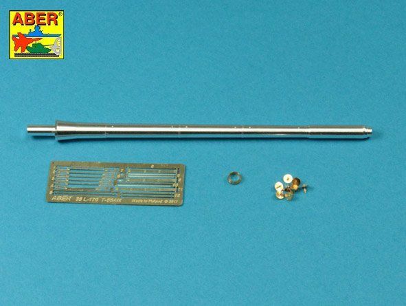 1:35 Russian D-10T 100mm tank Barrel for T-55AM; T-55 AMV or T-55 Merida