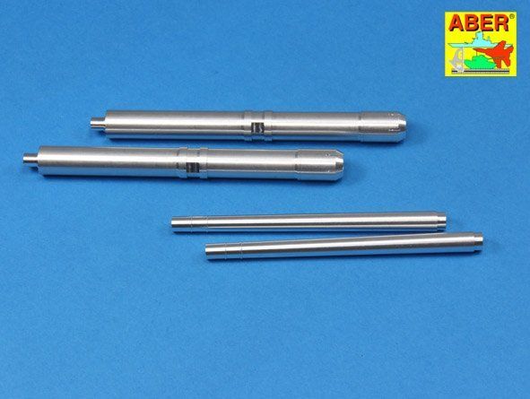 1:35 German 128mm L/61 barrels for anti-aircraft 12,8 cm FlaK 40 Zwilling