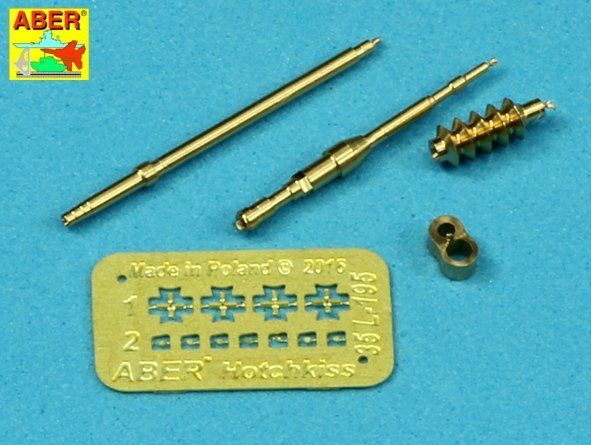 1:35 Barrel for machine gun 8 mm Hotchkiss Mle 1914 used on Renault FT 17 St.Chamond WWI tanks