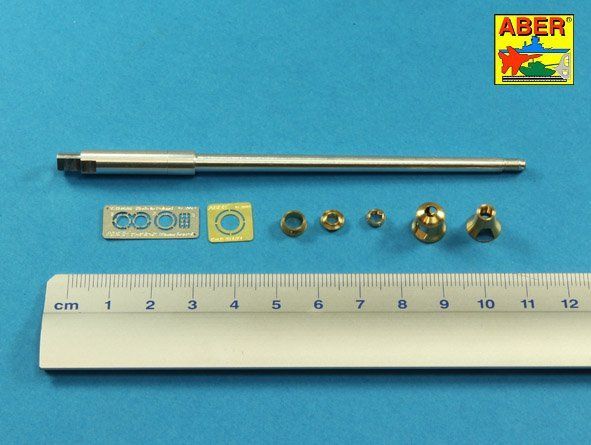 1:35 Barrel for German 8,8cm Kw.K 43 (L/71) gun used on Tiger B Porsche turret-late for TAKOM model