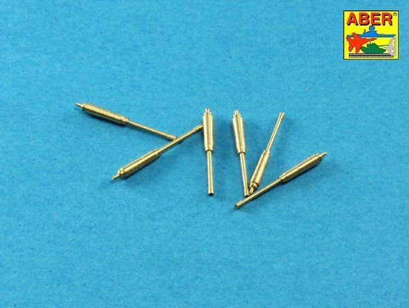 1:35 Set of barrels for US M16A1 or M231 5,56mm gun barrels x 6 pcs.