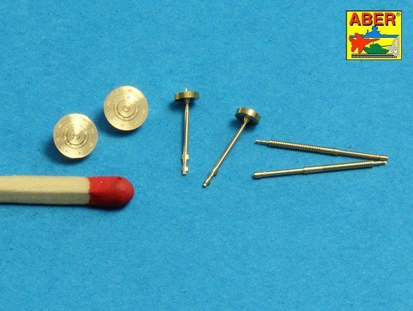 1:35 Set of 2 barrels for Soviet tank 7,62mm DT machine gun