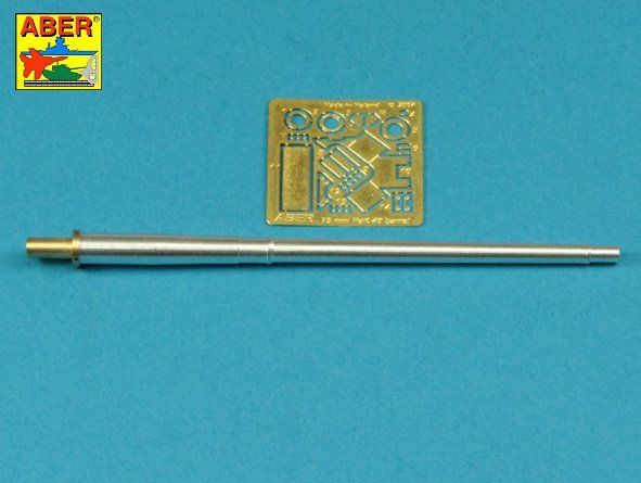 1:35 Barrel for German 75mm PaK 40 gun without muzzle brake