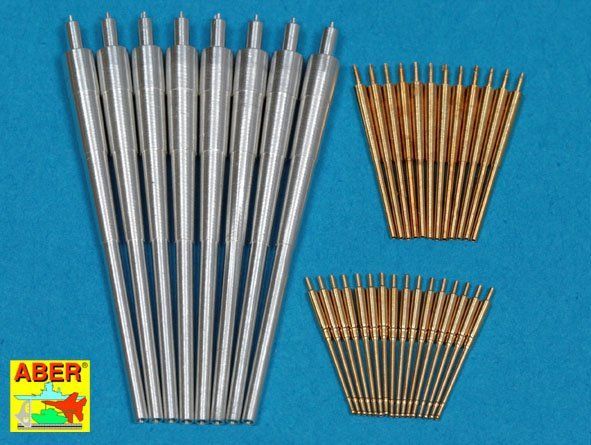 1:400 Set of barrels for German Battleship: Bismarck,Tirpitz