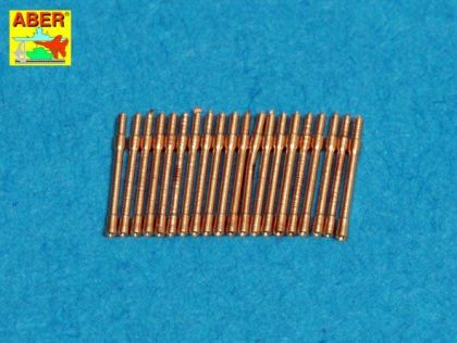 1:400 Set of 20 pcs 20mm L/65 barrels C/38 for German war ships