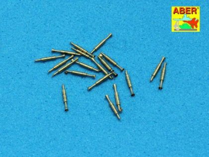 1:400 Set of 20 pcs 20mm L/65 barrels MG C/30 for German war ships