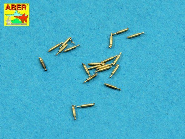1:400 Set of 20 pcs (12,7mm) Vickers Mk.III machine gun barrels for Royal Navy ships