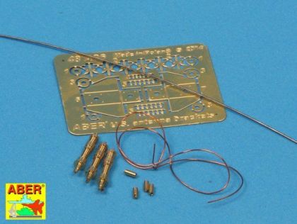 1:48 US antenna with brackets (set of 3 pcs,)