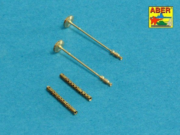 1:48 Set of 2 barrels for German machine guns MG34