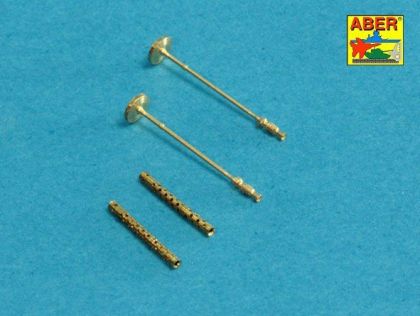1:48 Set of 2 barrels for German machine guns MG34