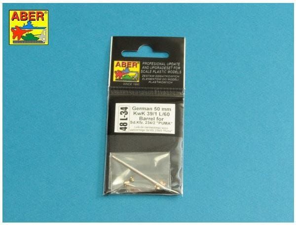 1:48 German 50mm KwK39/1 L/60 Barrel for Sd.Kfz.234/2 Puma