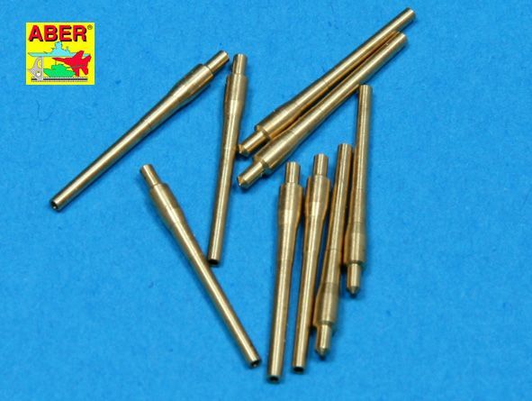 1:700 Set of 9 pcs 406 mm short barrels for ships: North Carolina, Washington