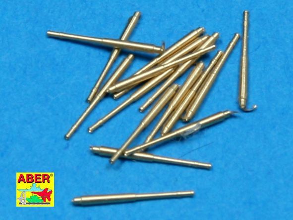 1:700 Set of 16 pcs 105 mm SFLAK barrels SKC/33 used in C/31 mount for German war ships