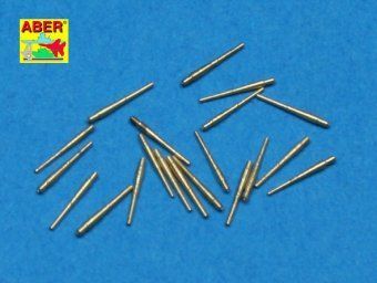 1:700 Set of 20 pcs 102 mm universal barrels for Royal Navy ships