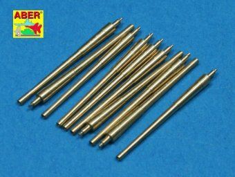 1:700 Set of 10 pcs 356 mm barrels for Royal Navy King George V class battleships