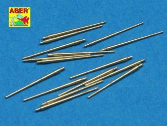 1:700 Set of 16 pcs 133mm (5,25in) barrels QF Mk.1