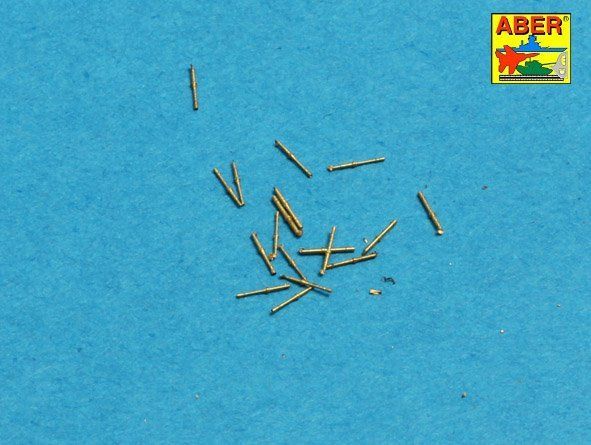 1:700 Set of 20 pcs 37 mm /54 Breda gun barrels for Italian Navy ships