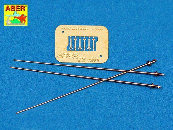 1:72 German 2m antennas x3 pcs