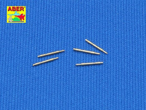 1:72 Set of 5 Barrels for German Tank MG 34 machine guns