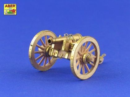 1:72 British Napoleonic period 6-pounder gun