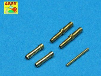 1:32 Set of 2 barrels for German aircraft 30mm machine cannons MK 108 with blast tube
