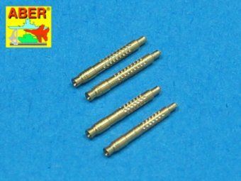 1:48 Set of 4 barrel tips for German 13 mm MG 131 aircraft machine gun