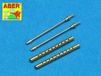 1:48 Set of 2 cal .50 (12,7mm) standard barrels for U.S. aircraft machine guns Browning M2
