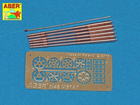 1:48 Set of barrels for 20 mm gun M61A1used in modern US Force aircrafts