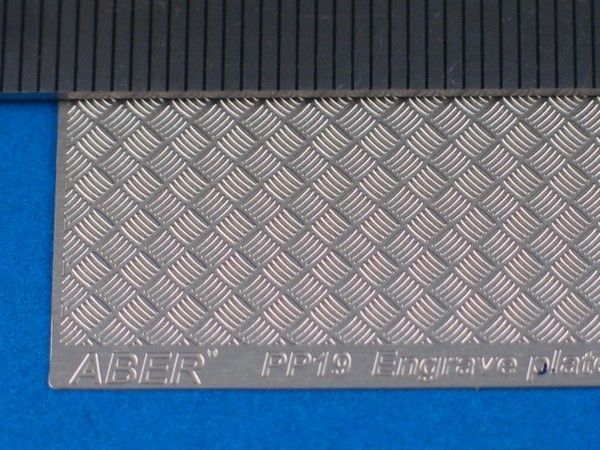 ngrave plate (140 x 77 mm) - modern type 5x5 strips, 1:24/25 scale