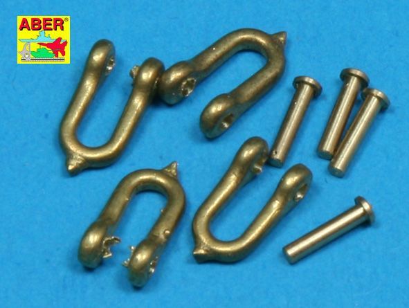 1:35 Early model shackle for Pz.Kpfw.VI Tiger Ausf B x 4 pcs
