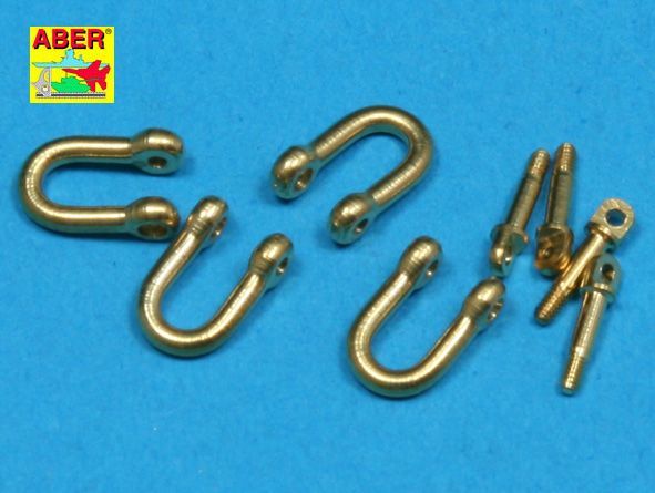 1:35 Late model shackle for Pz.Kpfw.VI Tiger Ausf B x4pcs