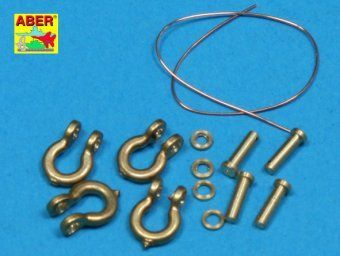 1:35 Shackle for russian tanks KV-1, KV-2 and JS-2 - 4 pcs.