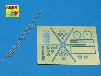 1:35 German 2m, 1,8m and 1,4m aerials for command tanks