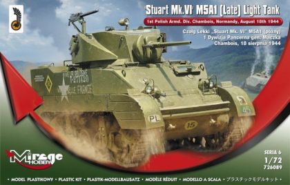 1:72 Light tank Stuart Mk.VI M5A1 (Late)