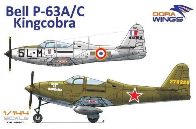 1:144 Bell P-63A/C Kingcobra