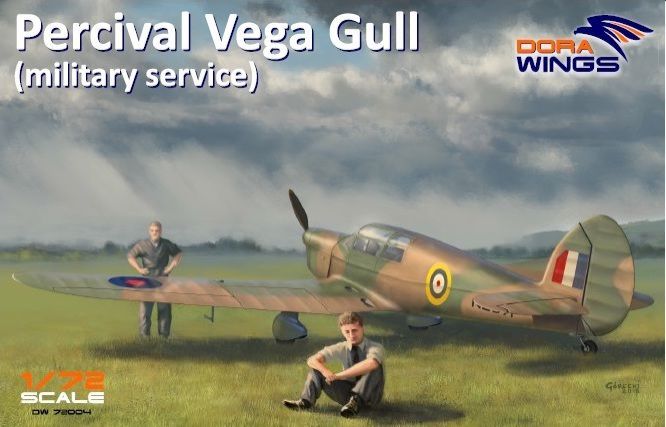 1:72 Percival Vega Gull military service