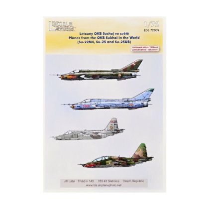 1:72 Decals OKB Sukhoi In The World (4x camo)