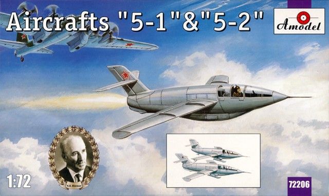 1:72 Bisnovat '5-1' and '5-2' Soviet Rocket Experimental Aircraft