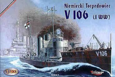 1:400 German WWI TORPEDO SHIP V 106