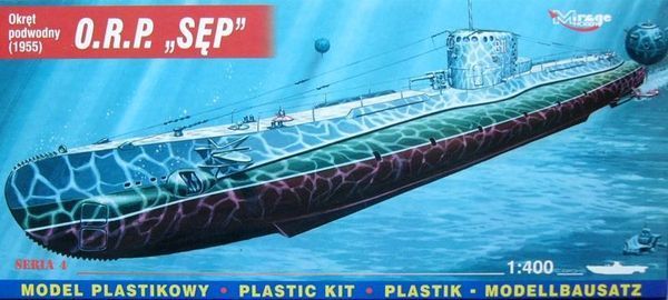 1:400 ORP SEP Polish Submarine