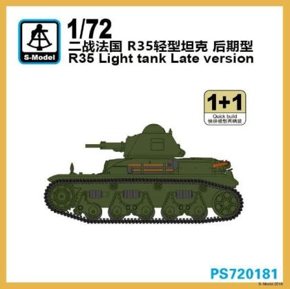 1:72 R35 Light Tank Late Version 1+1