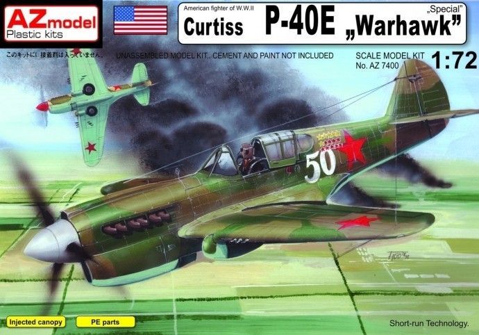 1:72 Curtiss P-40E Warhawk 