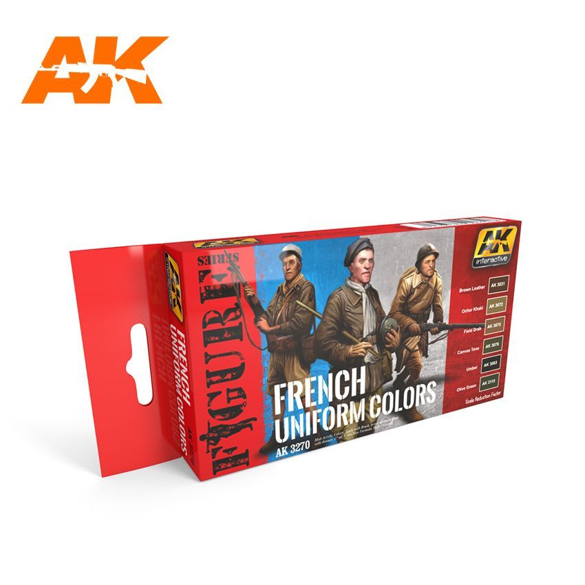 French Uniform Colours Figure Series Set