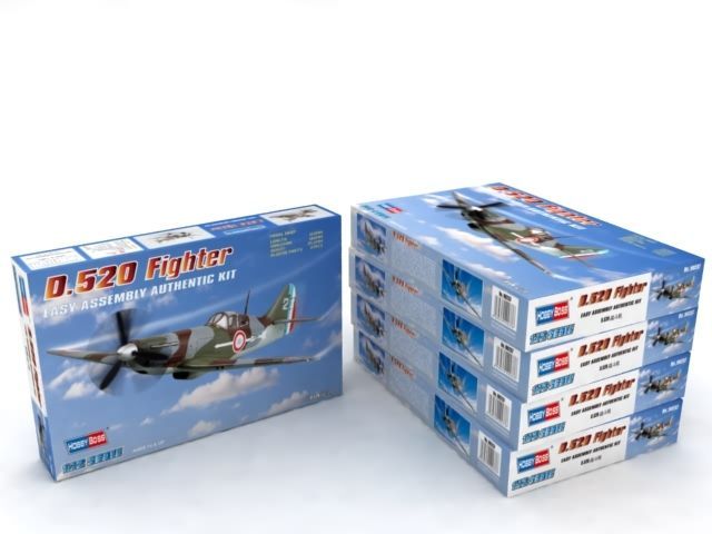 1:72 French D.520 Fighter