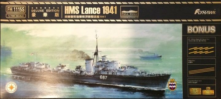 1:700 HMS Lance 1941 Deluxe Edition