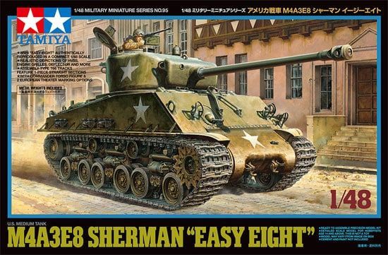 1:48 U.S. Medium Tank M4A3E8 Sherman 